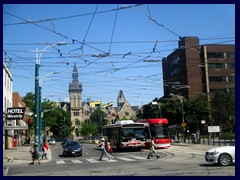 Chinatown Toronto 29 - Spadina Crescent with the university's architecture faculty under reconstruction